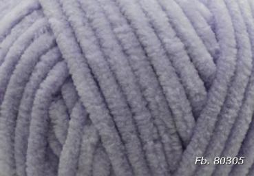 Preview: Himalaya Dolphin Baby 80305 Flieder – Detail der Chenille-Struktur