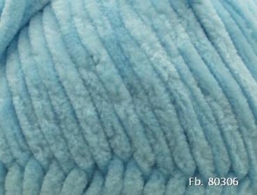 Himalaya Dolphin Baby 80306 Eisblau – Detail der Chenille-Struktur