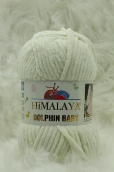 Himalaya Dolphin Baby 80308 Naturweiß Chenille-Garn, 100g, für Amigurumi