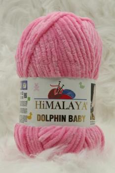 Himalaya Dolphin Baby 80309 Flamingo-Rosa Chenille-Garn, 100g, für Amigurumi
