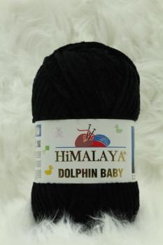 Himalaya Dolphin Baby 80311 Schwarz Chenille-Garn, 100g, für Amigurumi