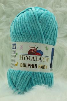 Himalaya Dolphin Baby 80315 Türkis Chenille-Garn, 100g, für Amigurumi