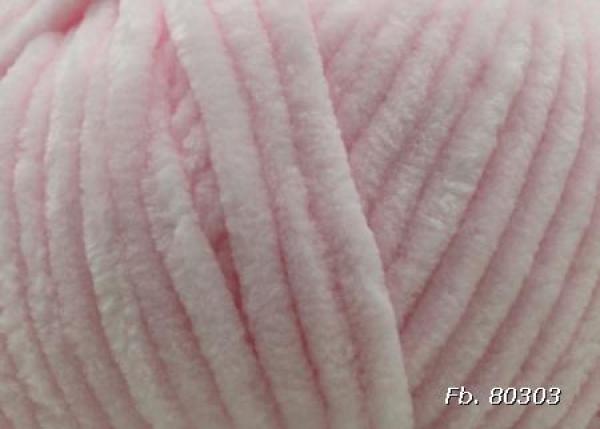 Himalaya Dolphin Baby 80303 Babyrosa – Detail der Chenille-Struktur