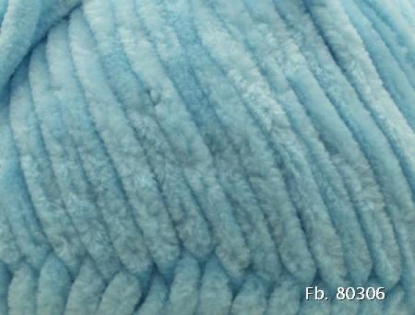 Himalaya Dolphin Baby 80306 Eisblau – Detail der Chenille-Struktur