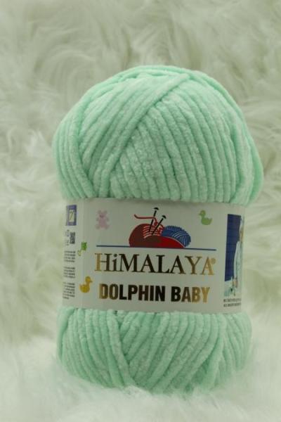 Himalaya Dolphin Baby 80307 Helles Mintgrün Chenille-Garn, 100g, für Amigurumi