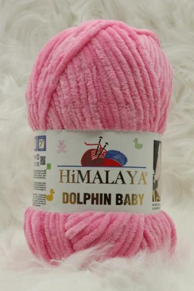 Himalaya Dolphin Baby 80309 Flamingo-Rosa Chenille-Garn, 100g, für Amigurumi