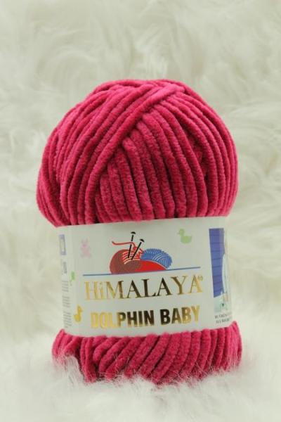 Himalaya Dolphin Baby 80310 Himbeere Chenille-Garn, 100g, für Amigurumi