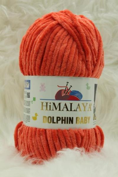 Himalaya Dolphin Baby 80312 Lachs Chenille-Garn, 100g, für Amigurumi