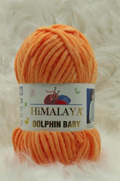 Himalaya Dolphin Baby 80316 Orange Chenille-Garn, 100g, für Amigurumi