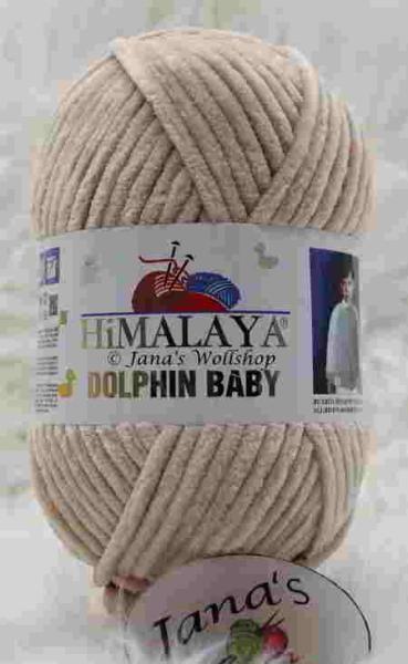 Himalaya Dolphin Baby 80373 Warmes Beige Chenille-Garn, 100g, für Amigurumi